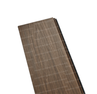 Panneau mural WPC, surface co-extrudée, grain de bois réaliste, imperméable, faible entretien, revêtement décoratif moderne pour l'extérieur