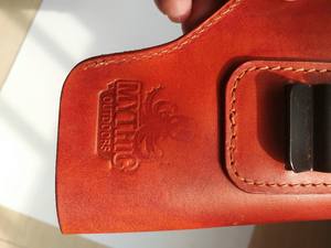 ซองปืนหนังแท้แบบ IWB/<span class=keywords><strong>OWB</strong></span> สำหรับพกพาซ่อนเร้น วัสดุนุ่ม สำหรับผู้ชายและผู้หญิง - Product Image 3