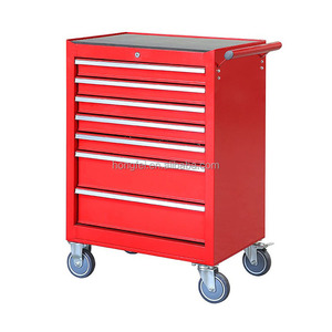 Armoire latérale de coffre à outils, <span class=keywords><strong>casier</strong></span> à 7 tiroirs avec étagères réglables - Product Image 6