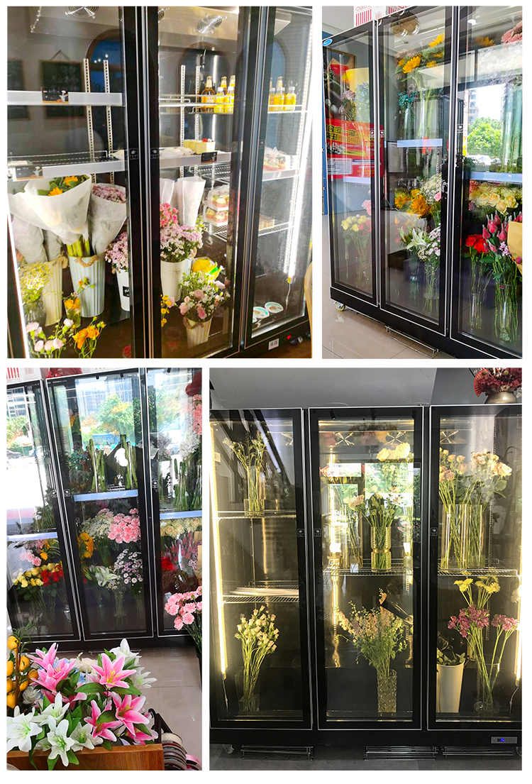 フラワークーラーディスプレイ冷蔵庫ショーケース冷蔵庫フラワー