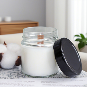 Proveedor de <span class=keywords><strong>Velas</strong></span> al por Mayor Rusia <span class=keywords><strong>Velas</strong></span> Aromáticas de Cera de Soja en Frasco de Vidrio con Mecha de Madera para el Hogar - Product Image 3