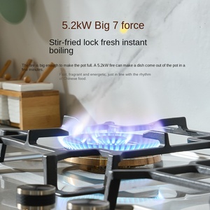 L7 Stainless Steel Three-Eye Natural Gas &amp; Liquefied Gas Embedded Large Panel Household Gas <strong>Stove</strong> - Product Image 4