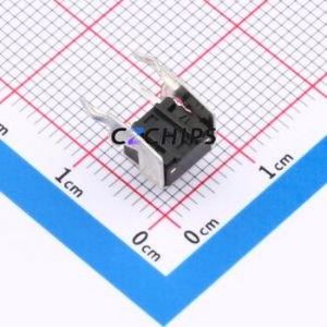 SMG-01Z-H060A1 Tactile Switch Bent Lead Through Hole-4P,7.5x7mm Switch Single Pole Single Throw Round Button 2.5N 7.5mm - Product Image 2