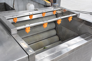 Peladora de Patatas Pequeña <span class=keywords><strong>Industrial</strong></span> Automática con Rodillo de Cepillo de 400 KG/H y 1.1KW - Product Image 4