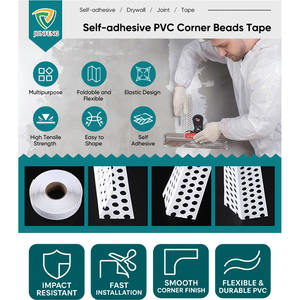 <span class=keywords><strong>Bande</strong></span> adhésive en PVC pour le protection des coins des plaques <span class=keywords><strong>de</strong></span> plâtre et des coins des cloisons sèches - Product Image 4