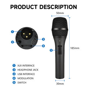 At2005 đẹp nhất giọng hát phòng thu Thiết bị ghi âm động lực chuyên nghiệp Micro - Product Image 3