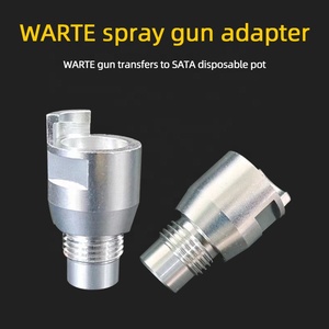 Remplacement pour adaptateur de pot de lavage gratuit <span class=keywords><strong>SATA</strong></span> et <span class=keywords><strong>pistolet</strong></span> <span class=keywords><strong>à</strong></span> <span class=keywords><strong>peinture</strong></span> convertir adaptateur de voiture accessoires adaptateur de tige de liaison <span class=keywords><strong>pistolet</strong></span> <span class=keywords><strong>à</strong></span> Air Warte - Product Image 2