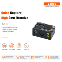 Escáner de Código de Barras Mini de Alto Rendimiento E4000, Módulo de Motor de Escaneo OEM, Lector de Códigos 1D 2D QR PDF417 para Kiosco, Máquina de Autoservicio