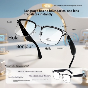 Gafas Inteligentes con IA 2026, Traducción en Tiempo Real, Más <span class=keywords><strong>de</strong></span> 100 Idiomas, Llamadas Bluetooth, Audio, Gafas <span class=keywords><strong>de</strong></span> Sol para Viajes <span class=keywords><strong>de</strong></span> Negocios GY600 - Product Image 2