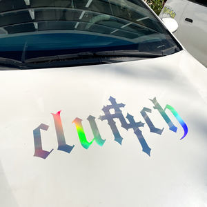 สติกเกอร์ติดรถยนต์แบบไดคัทกันน้ำ พิมพ์ลายโลโก้ตามสั่ง ตัวอักษรติดกระจกรถยนต์ ดีไซน์สติกเกอร์ไวนิลติดกันชนรถยนต์ตามสั่ง - Product Image 2