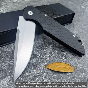 Échelle de dragon Manche en alliage d'aluminium Couteau pliant tactique Lame en acier D2 Camping Chasse Couteau de poche EDC - Product Image 5
