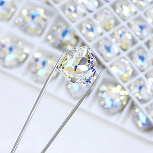 Moonlight Color K9 Fancy Stone With Metal Silver Plating Claw Rhinestones Wholesale Bulk Crystal <strong>Beads</strong> Jewelry Diy Accessories - Product Image 3