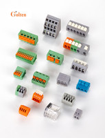 Bloc de bornes GOLTEN 2/3/4/5/6/7/8/10/12 broches, pas de 3.5/3.81/5.0/5.08/7.5/7.62, enfichable, 100A, 12-28AWG, à vis, en plastique, pour câble