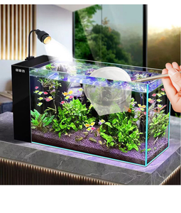 Huisdierenproducten Schaalbaar 3d <span class=keywords><strong>Aquarium</strong></span> Kleine Vis Garnalennet Vierkant Roestvrijstalen Mini <span class=keywords><strong>Aquarium</strong></span> Netreiniging Gereedschap Accessoires - Product Image 4