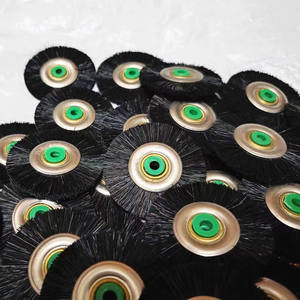 48mm Hog kıl parlatma fırçası tekerlek 2 rulo düz kıl siyah OEM ile temizlik için özelleştirilebilir - Product Image 2