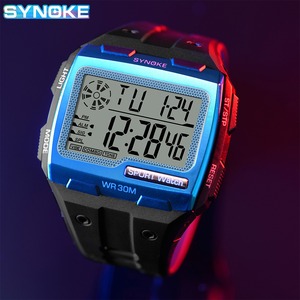 Orologio Digitale da Uomo SYNOKE con Quadrante Grande Quadrato, Sveglia, Resistente agli Urti, Cronografo Multifunzione, Orologio Sportivo Digitale - Product Image 2