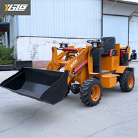 Chargeuse sur pneus YUANGONG, marque chinoise, moteur EPA économique, 1 tonne, livraison rapide, mini-chargeuse articulée diesel à roues avant