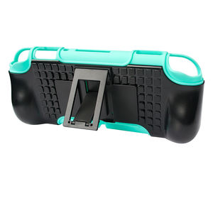 Coque de protection TPU 2-en-1 pour console <span class=keywords><strong>Switch</strong></span> Lite neuve avec 2 fentes de rangement pour cartes de jeu Support pour poignée de main - Product Image 6