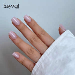 Easywell Nouveaux 30 <span class=keywords><strong>faux</strong></span> ongles en <span class=keywords><strong>gel</strong></span> acrylique souple personnalisés <span class=keywords><strong>avec</strong></span> logo, conception OEM/ODM, ensembles d'ongles courts carrés de luxe à presser - Product Image 1