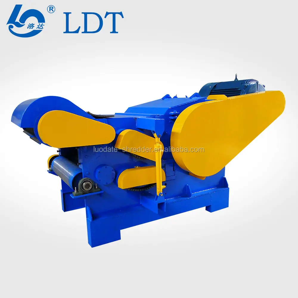 Forestry Factory Farm use Drum Wood Tree Chipper Machine Timber Log Chipping Cutting Machinery