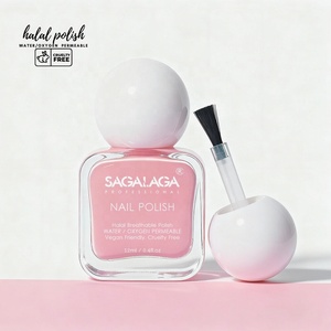 SAGALAGA 12ml <span class=keywords><strong>Vernis</strong></span> à ongles Halal <span class=keywords><strong>pour</strong></span> femmes musulmanes, compatible Wudu, <span class=keywords><strong>vernis</strong></span> à ongles respirant <span class=keywords><strong>pour</strong></span> enfants, sans 21 composants nocifs, marque privée - Product Image 1
