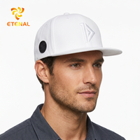 BSCI OEM Custom Hoge Kwaliteit 6-Panel Oxford Acryl Ademend Waterdicht Gouden 3D Geborduurd Logo Snapback Pet Dot Fruit