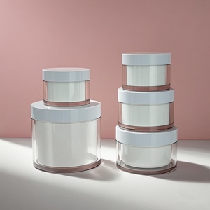 Thick-walled PET Cosmetic Cream Bottles 100ml 120ml 200ml 250ml 300g 500ml 4oz 8oz Body Butter <b>Plastic</b> <b>Jars</b> With Lids - Product Image 6