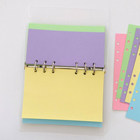 Bloc de Notas Autoadhesivo Perfumado A7/A6/A5, Separador de Índice, Hojas Sueltas, Color Sólido, Impresión CMYK, 25-100 Hojas