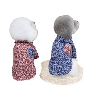 JXANRY nuova camicia Casual con gatto orsacchiotto per cani britannici a pelo corto stampa estiva primavera blu Shorthair abbigliamento Casual per animali domestici - Product Image 5