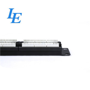 Panel de Conexiones Cat6 de 24 Puertos con Conector Keystone RJ45, Altura 1U, Negro, Certificado CE, Accesorios de Red para Telecomunicaciones - Product Image 4