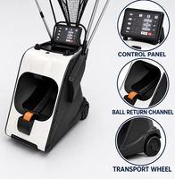 Machine de Retour de Ballon de Basket Portable, Entraîneur de Tir à Rebond Automatique, Aide à la Pratique du Retour de Ballon pour la Gym et les Entraînements en Solo sur Terrain