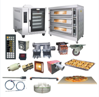 Acier industriel 2 3 étages 4 6 12 plateaux cuisine commerciale gaz électrique pizza utiliser cuisson gâteau pain four de boulangerie équipement