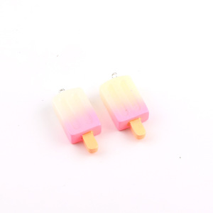 Abalorios de resina plástica coloridos con forma de paleta de helado para accesorios de joyería DIY, pinzas para el pelo, fundas de teléfono, regalo unisex, Primavera 2025 - Product Image 3