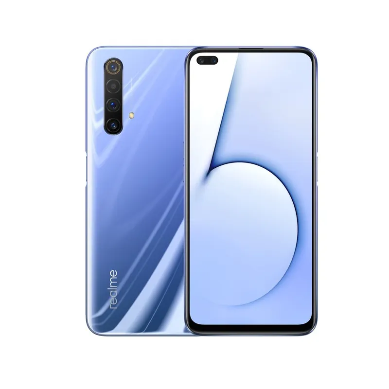 OPPO Realme X50 5G Cellphone SNP765G 8GB 128GB 6.4'' 120Hz Display 64MP Quad Cam OPPO VOOC 30W Fast Charge NFC