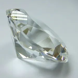 MH-0057L Home Clear Decorative Crystal Glass Diamond Paperweight