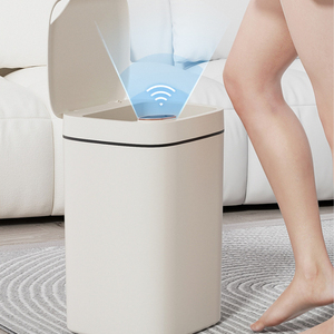 Ff2184 Home Office Automatische Touchless Vuilnisbak Auto Plastic Prullenbak Bewegingssensor Touchless Smart Prullenbak - Product Image 2