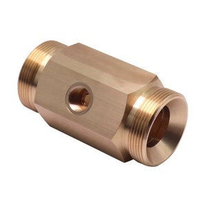 Usinage CNC personnalisé de blocs de vannes en acier inoxydable, laiton et aluminium - Product Image 2