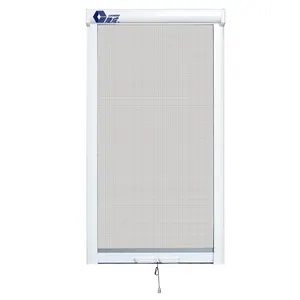 European Standard Fly Screens Retractable Fly Screen Window With Fiber Glass Net And Aluminum/pvc Frame