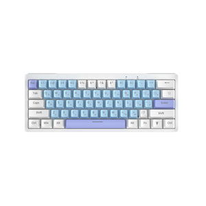 AG61 Nuevo Teclado Mecánico para Juegos USB 60% con Interruptores Azules, Mini, Personalizado, RGB, de Plástico, Anti-Ghosting, en Español y Ruso - Product Image 3