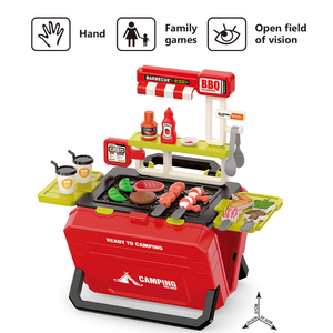 Juego de Cocina Portátil para Niños, Juguete de Plástico con Parrilla para Asar, Juego de Imitación de Cocina para Niños - Product Image 3