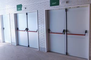 Portes coupe-feu en acier OEM/ODM pour escaliers, sous-sols, garages souterrains, hôpitaux, écoles, maisons <span class=keywords><strong>de</strong></span> retraite, usage commercial - Product Image 3