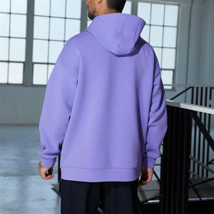 Chaquetas <span class=keywords><strong>DE</strong></span> <span class=keywords><strong>TRABAJO</strong></span> atléticas personalizadas Sudadera con capucha <span class=keywords><strong>de</strong></span> gran tamaño Hombres Sudaderas con cremallera frontal con bolsillo - Product Image 3