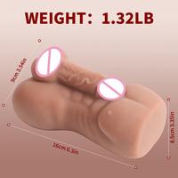 Poupée demi-corps réaliste en ABS, modèle masculin, avec ouverture pour jeu anal, pénis sculpté, pour jouet sexuel