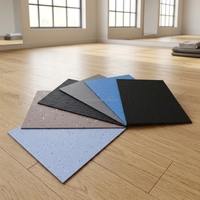 Dalles de sol en PVC de style moderne, non toxiques, durables, 500x500mm, service de découpe pour fitness et danse, directement de l'usine