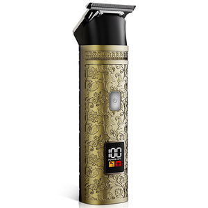 Professional Ancient Bronze Electric Hair for <b>Clipper</b> Salon Rechargeable Hair Trimmer USB <b>Oil</b> Head Electric Haircut Tool shavers - Product Image 6