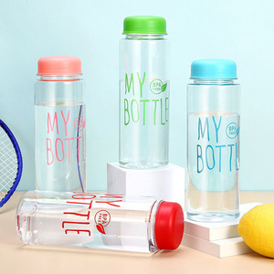 Venta al por mayor personalizado sin BPA 500ml como botellas de plástico para bebidas botella de agua de plástico mi botella - Product Image 1