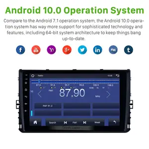 9 Inch Android 11.0 TouchScreen Car Radio Stereo Navigation GPS WIFI BT FM For Volkswagen/VW/PASSAT/POLO/GOLF 5 6/TOURAN