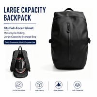 Sac à dos de moto en Oxford 600D enduit de TPU, résistant à l'usure, hydrofuge, sac pour casque, multi-compartiments, sac à dos pour moto