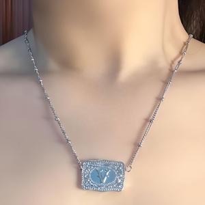 Phụ Nữ Mới <span class=keywords><strong>C</strong></span>ủa Ban Đầu Nổi Vành Đai Khóa Vòng <span class=keywords><strong>C</strong></span>ổ Bạ<span class=keywords><strong>c</strong></span> <span class=keywords><strong>C</strong></span>á Nhân Mặt Dây Chuyền Vòng <span class=keywords><strong>C</strong></span>ổ Phương Tây Đồ Trang Sứ<span class=keywords><strong>c</strong></span> <span class=keywords><strong>C</strong></span>ủa Phụ Nữ Quà Tặng - Product Image 5