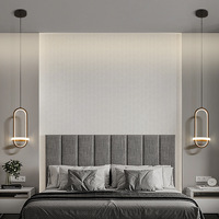 Lampe de chevet LED moderne nordique minimaliste en aluminium, hauteur réglable, pour chambre à coucher et bar